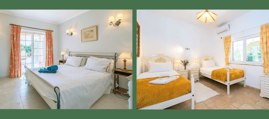 Private and shared villa bedrooms at House of Honey