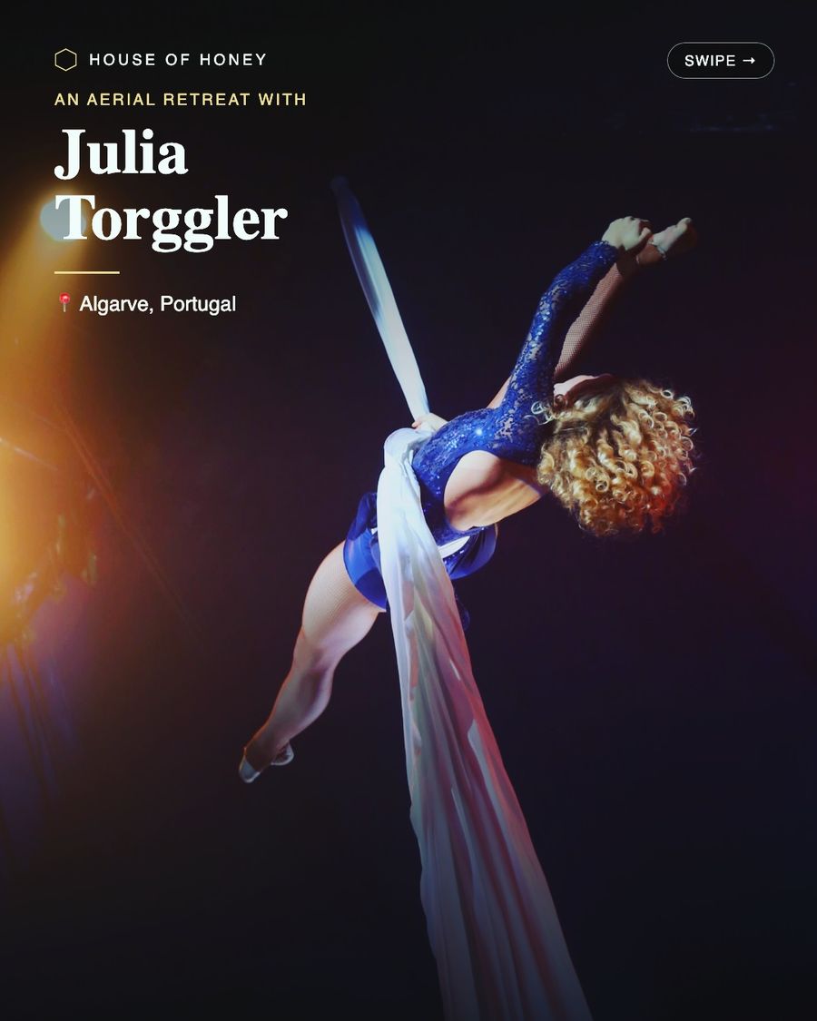 Instagram post: Fly Somewhere Softer with Julia Torggler