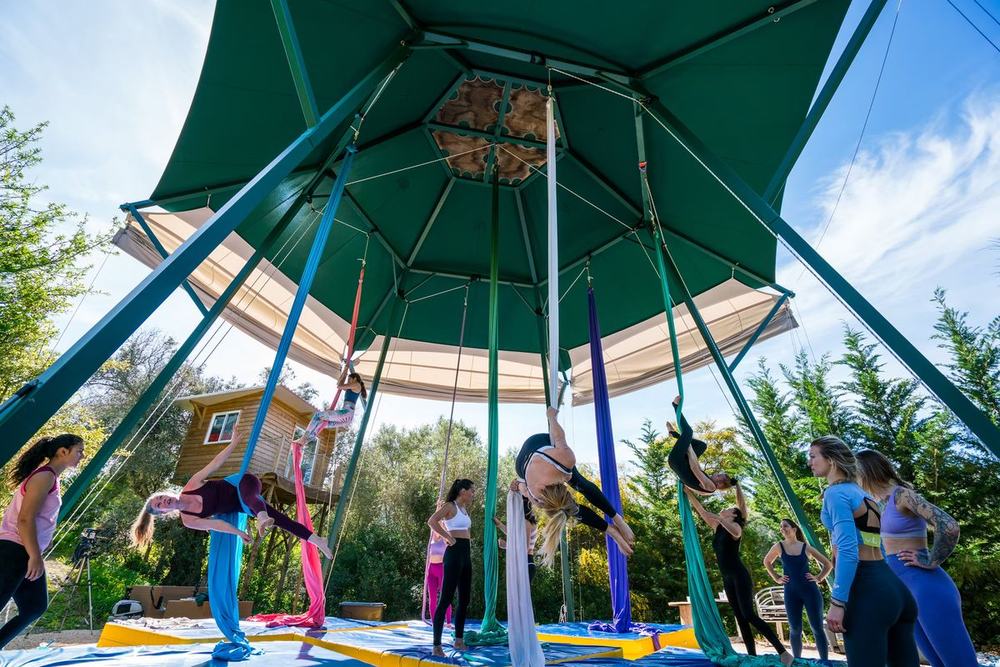 Kelsey Hartland Aerial Silks Retreat Portugal