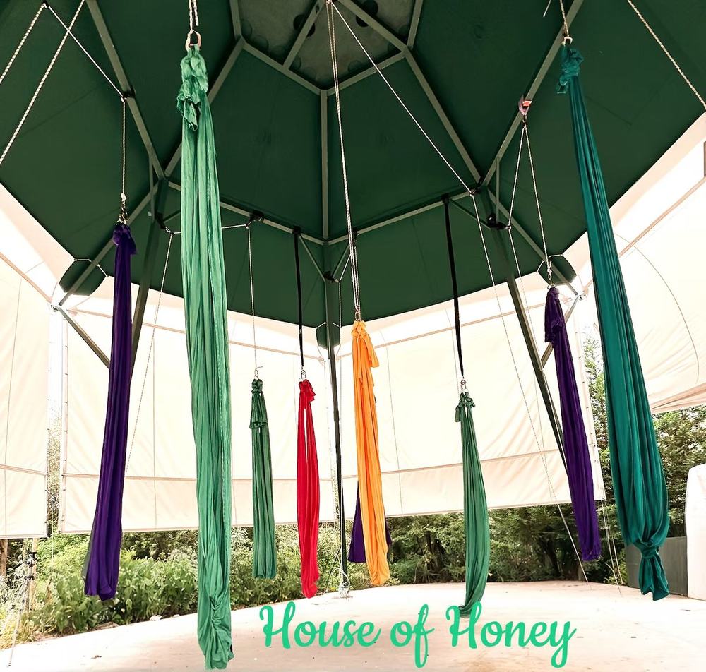 Aerial Yoga Classes at the House of Honey