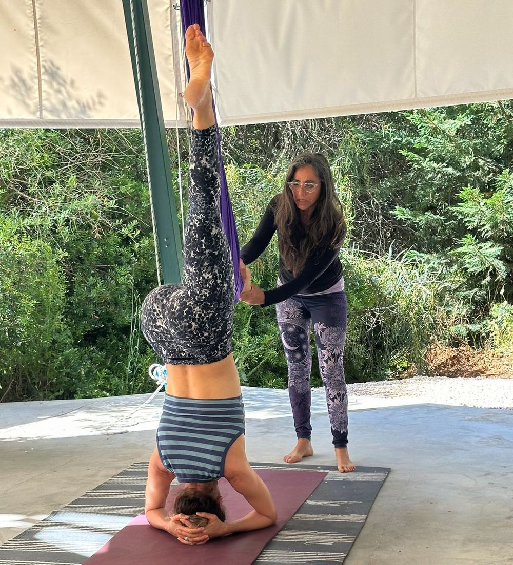 The House of Honey Retreat Center hosts top teachers in aerial yoga